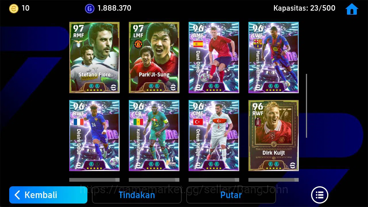eFootball Accounts Power 3189, X Alonso epic new, Baggio PES, Matthau image 3