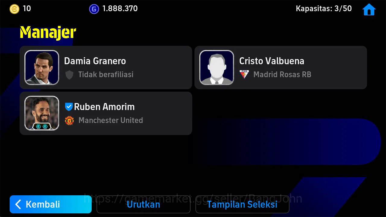 eFootball Accounts Power 3189, X Alonso epic new, Baggio PES, Matthau image 5