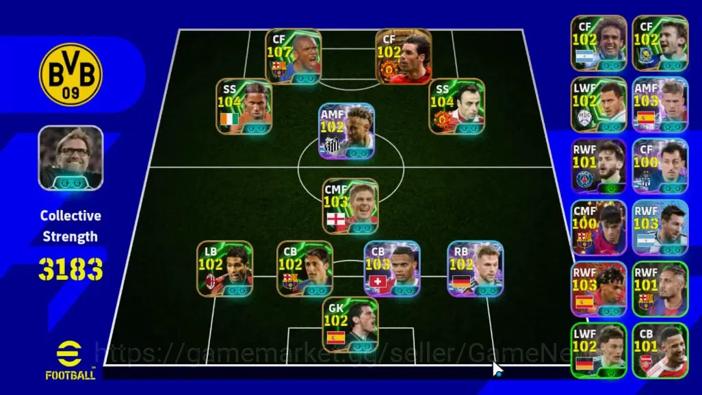 eFootball Accounts Android|BigTime Ruud van Nistelrooij,Epic Samuel E image 1