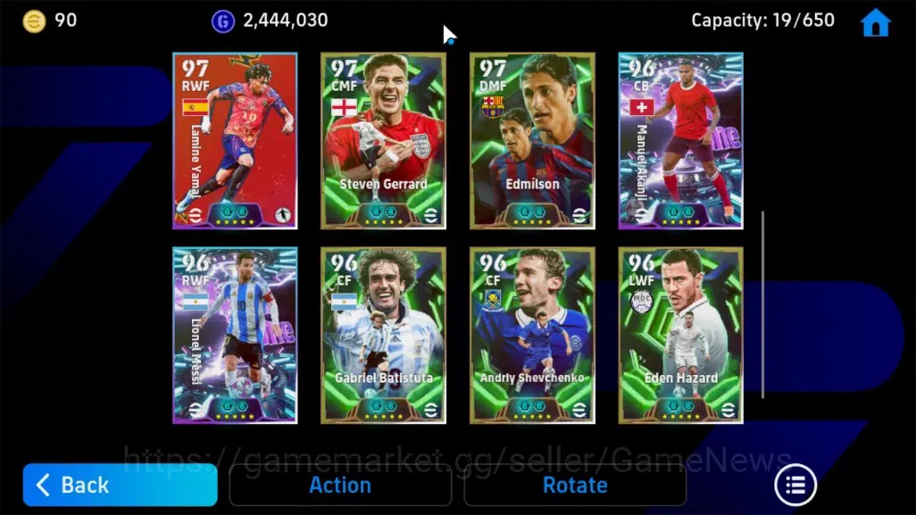 eFootball Accounts Android|BigTime Ruud van Nistelrooij,Epic Samuel E image 8