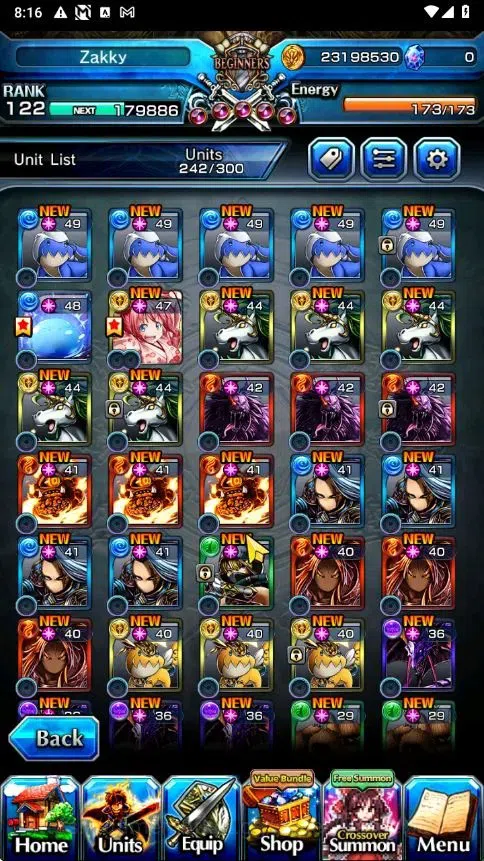 Grand Summoners Accounts Global|Rank 122|33 Ascend+6 TW|[Inumuta,Emiya,Jay, image 5