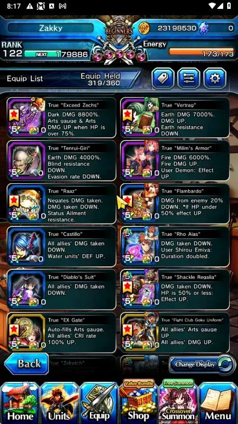 Grand Summoners Accounts Global|Rank 122|33 Ascend+6 TW|[Inumuta,Emiya,Jay, image 7