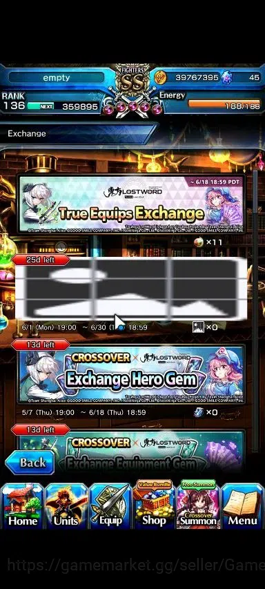 Grand Summoners Accounts Global|Rank 136|30 Ascend+20 TW|(Roy,Inumuta,Hajim image 11