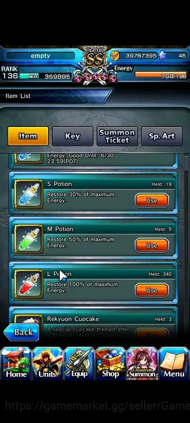 Grand Summoners Accounts Global|Rank 136|30 Ascend+20 TW|(Roy,Inumuta,Hajim image 2