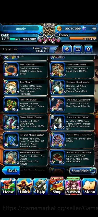 Grand Summoners Accounts Global|Rank 136|30 Ascend+20 TW|(Roy,Inumuta,Hajim image 20