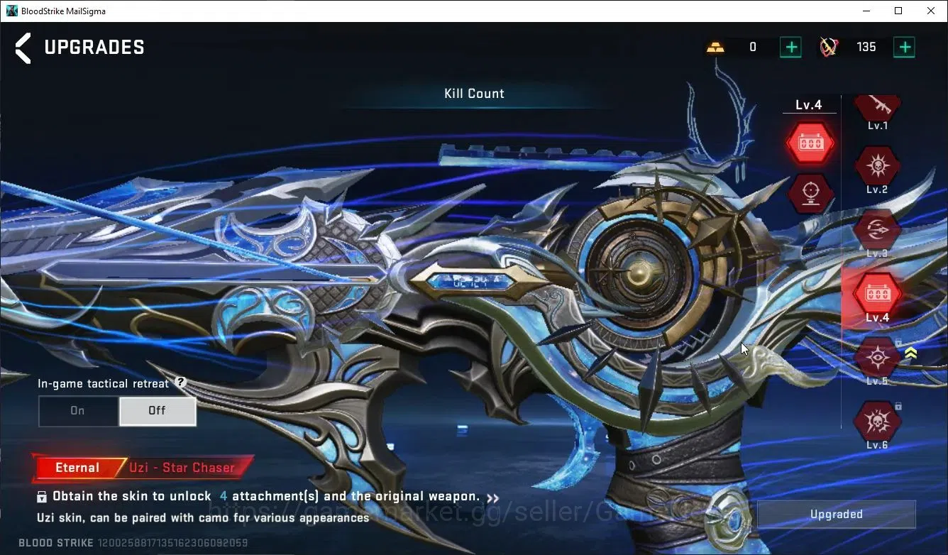 Blood Strike Accounts ASIA|ETERNAL Lv4 UZI,VOLT+MELEE-Shuriken,Collab AO image 11