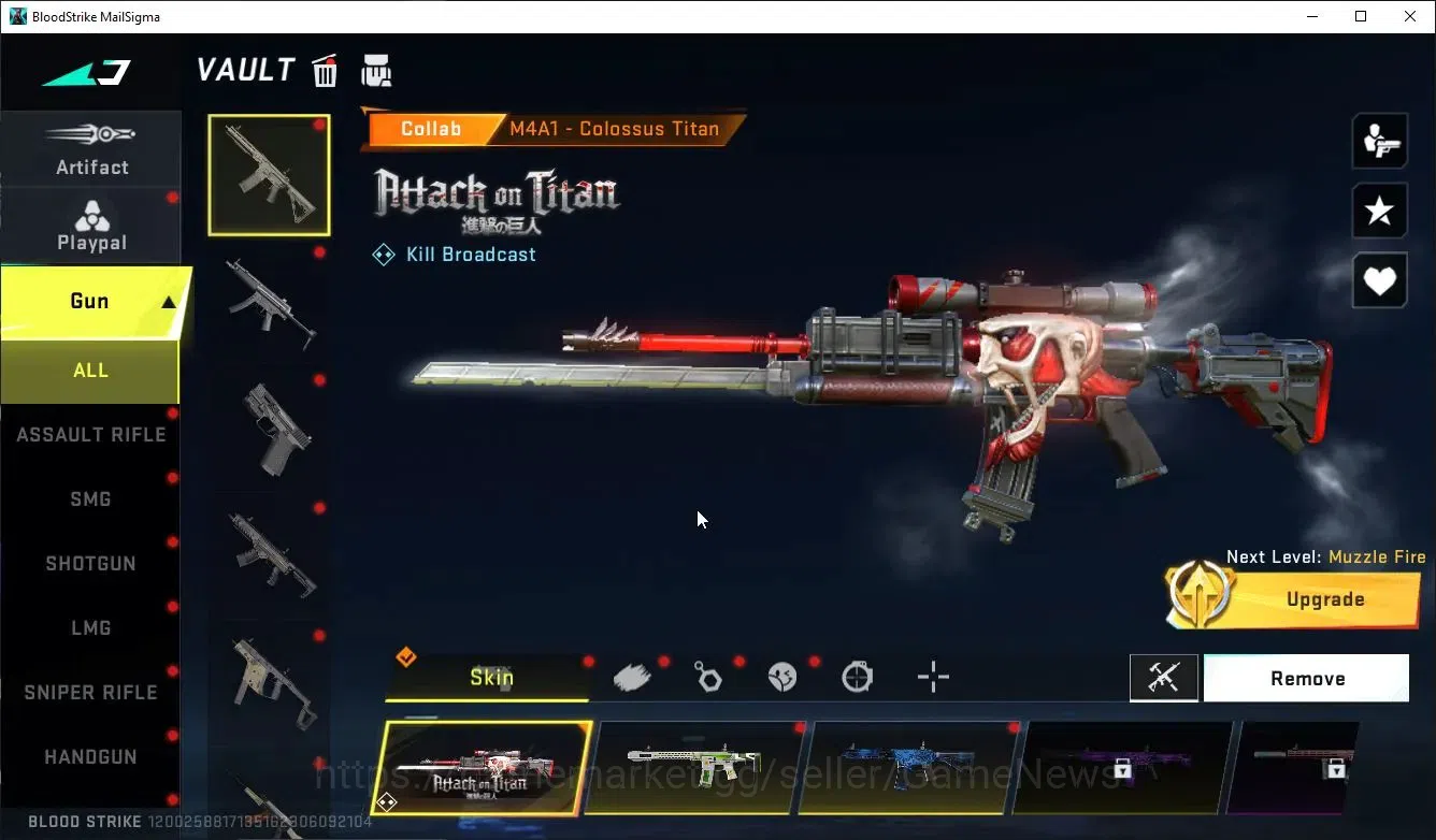 Blood Strike Accounts ASIA|ETERNAL Lv4 UZI,VOLT+MELEE-Shuriken,Collab AO image 13