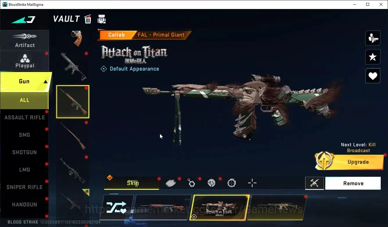 Blood Strike Accounts ASIA|ETERNAL Lv4 UZI,VOLT+MELEE-Shuriken,Collab AO image 15