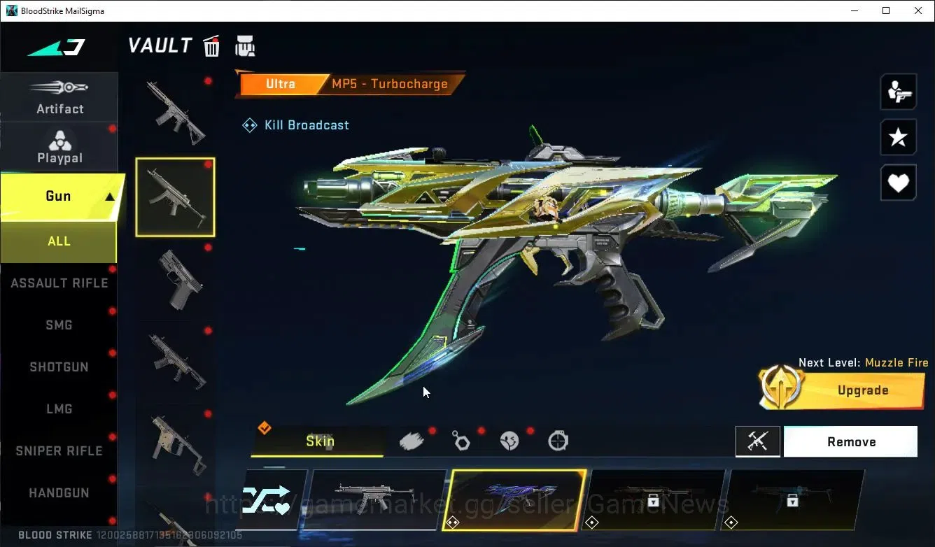 Blood Strike Accounts ASIA|ETERNAL Lv4 UZI,VOLT+MELEE-Shuriken,Collab AO image 17