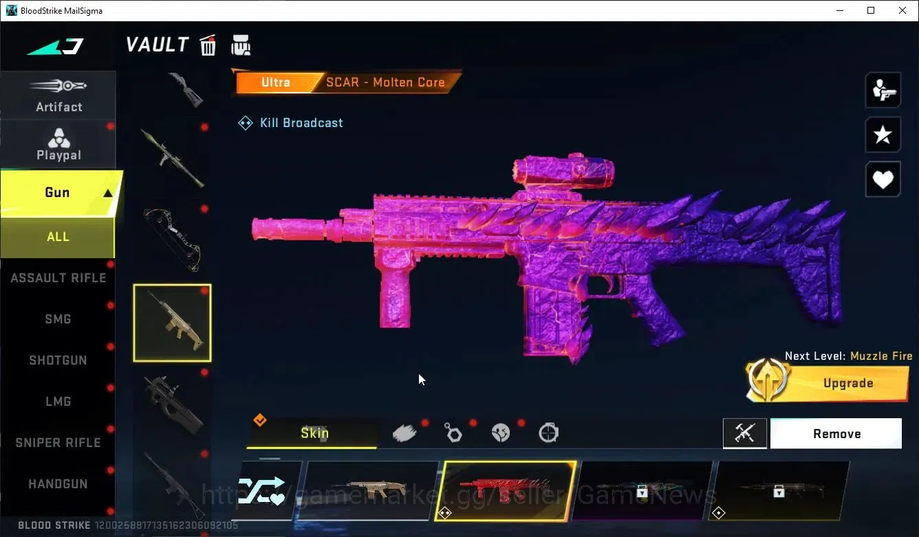 Blood Strike Accounts ASIA|ETERNAL Lv4 UZI,VOLT+MELEE-Shuriken,Collab AO image 20