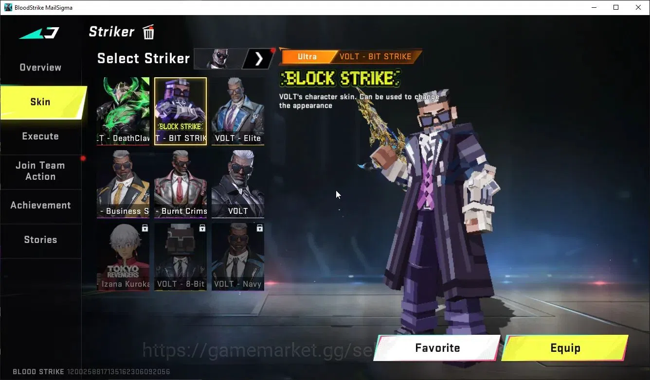 Blood Strike Accounts ASIA|ETERNAL Lv4 UZI,VOLT+MELEE-Shuriken,Collab AO image 6