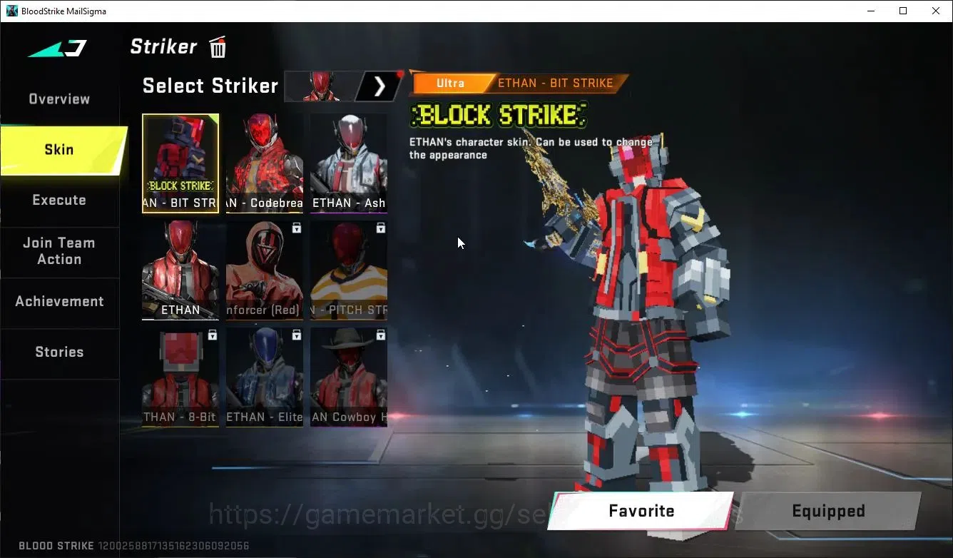 Blood Strike Accounts ASIA|ETERNAL Lv4 UZI,VOLT+MELEE-Shuriken,Collab AO image 7