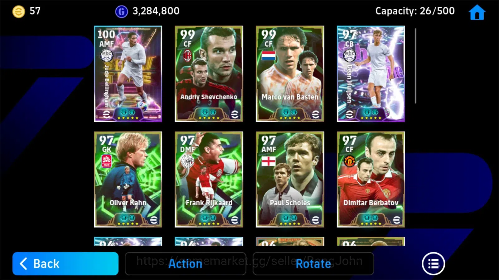 eFootball Accounts ANDROID|PW 3185|Bellingham show,Shevchenko epic,Va image 4