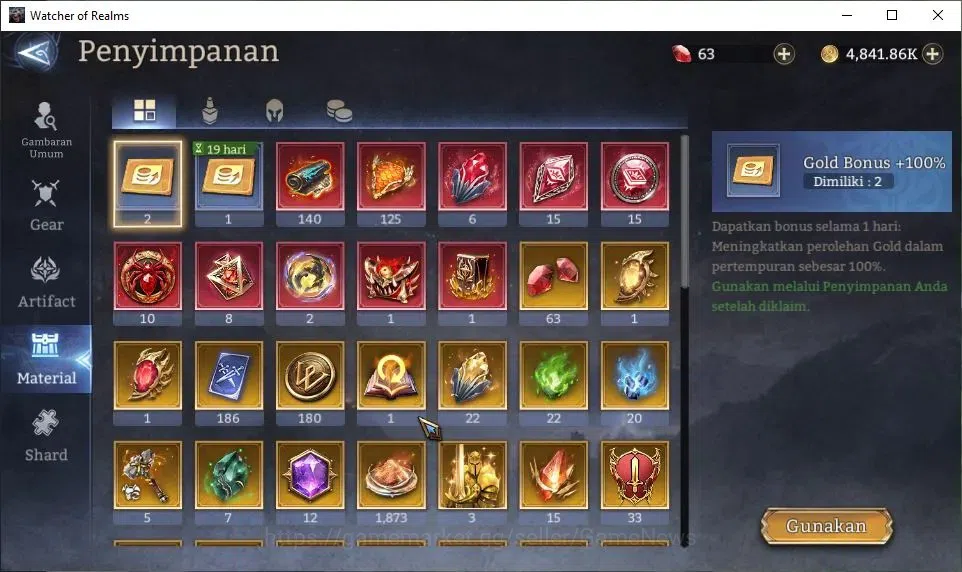 Watcher of Realms Accounts GLOBAL 50x|Lv 46|1,2M Power|4 Lord[Laya,Morrigan,V image 14