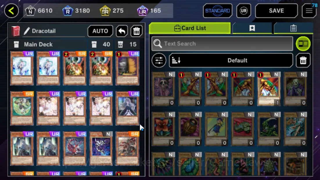 Yu-Gi-Oh! Master Duel Accounts Mid-Level Lv 18 | 20 Deck |VSK9,Radiant Typhoon,Dracotail,Yummys,Time Lord,Etc|Ranked 6