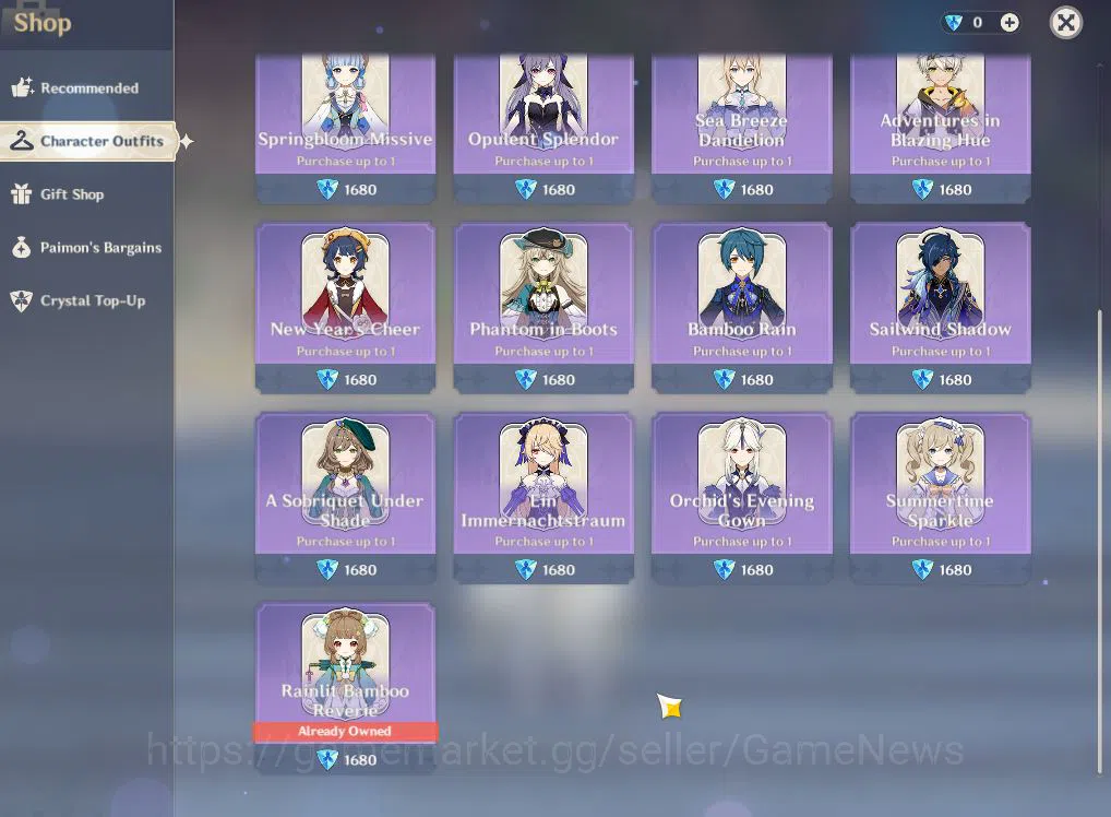 Genshin Impact Accounts ASIA|AR49|Premium Team Zibai|2Limited+15(*4Charact image 15
