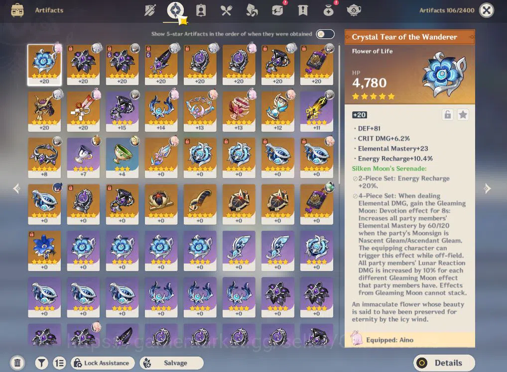 Genshin Impact Accounts ASIA|AR49|Premium Team Zibai|2Limited+15(*4Charact image 6