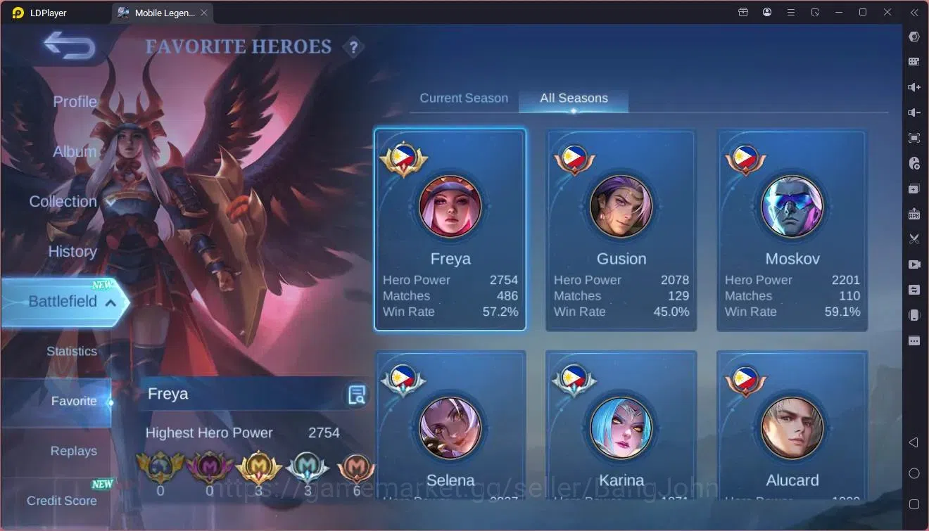 Mobile Legends: Bang Bang Accounts Global|Hero 85|Skin 120|Expert|CC Natalia|Naruto V image 17