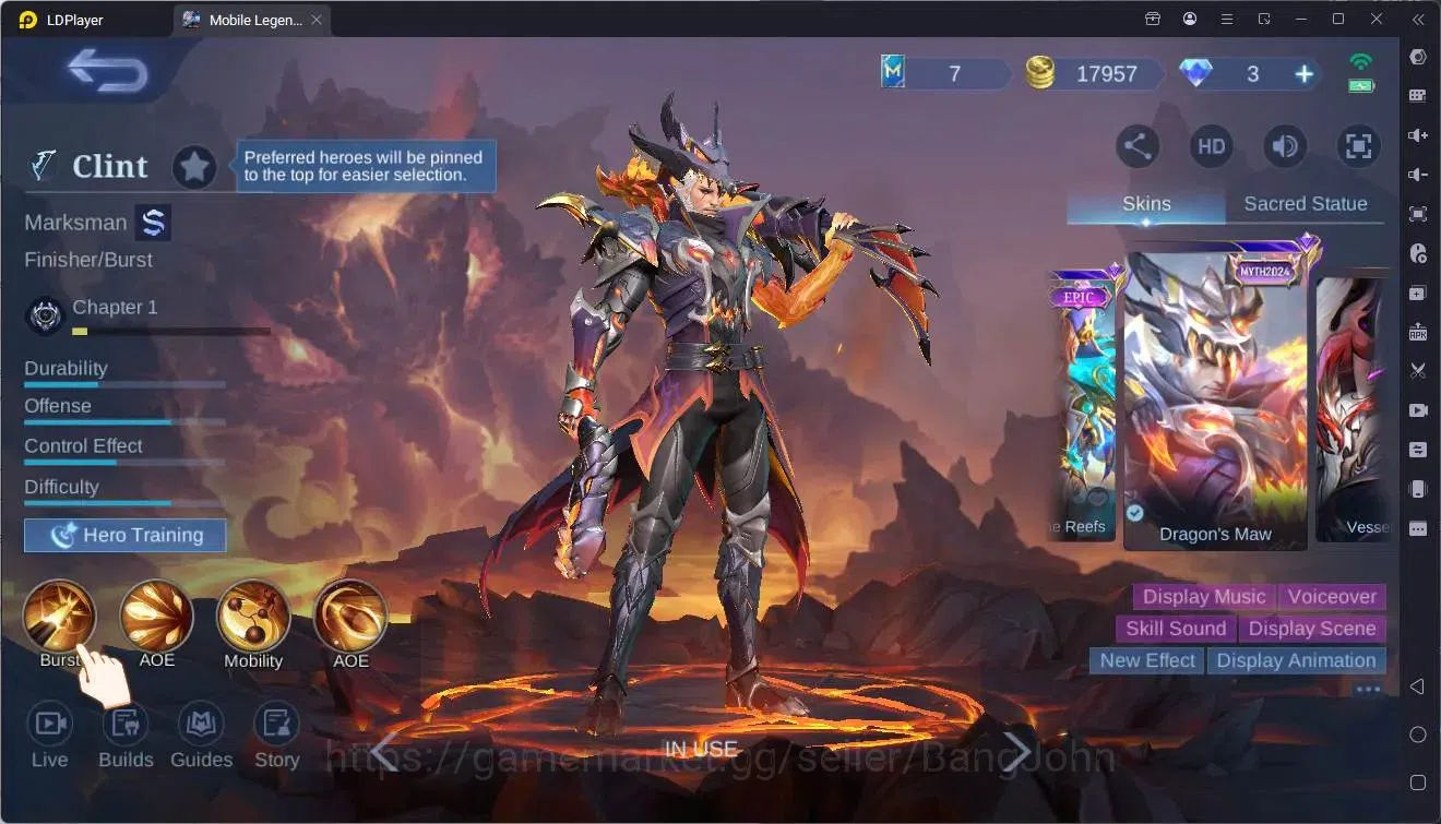 Mobile Legends: Bang Bang Accounts Global|Hero 85|Skin 120|Expert|CC Natalia|Naruto V image 5