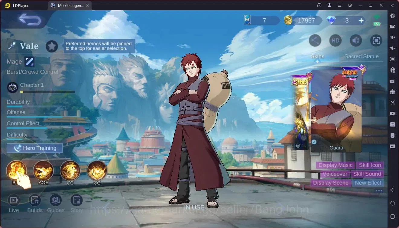 Mobile Legends: Bang Bang Accounts Global|Hero 85|Skin 120|Expert|CC Natalia|Naruto V image 7