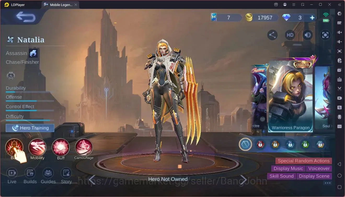 Mobile Legends: Bang Bang Accounts Global|Hero 85|Skin 120|Expert|CC Natalia|Naruto V image 8