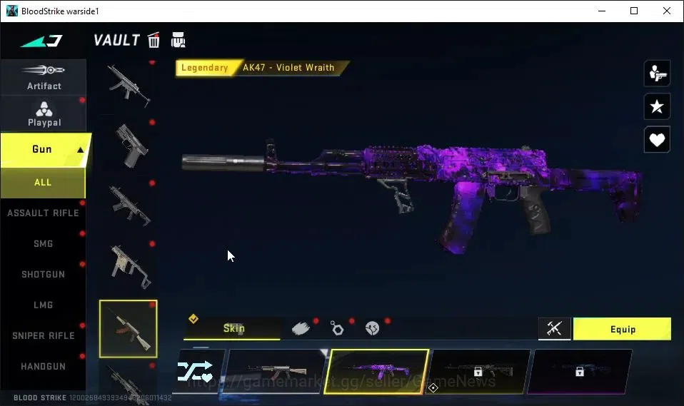 Blood Strike Accounts ASIA|ETERNAL VOLT-DeathClaw|ULTRA FN2000-Limbo Lv2 image 11