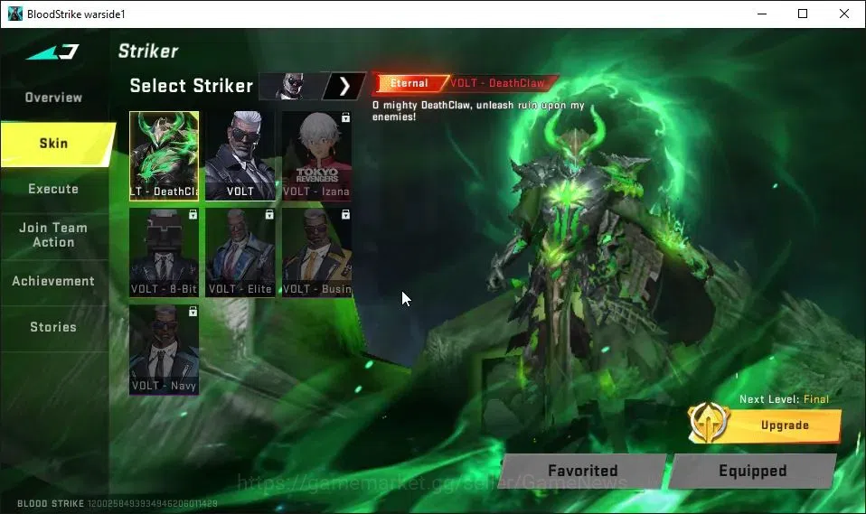 Blood Strike Accounts ASIA|ETERNAL VOLT-DeathClaw|ULTRA FN2000-Limbo Lv2 image 3