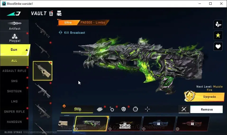 Blood Strike Accounts ASIA|ETERNAL VOLT-DeathClaw|ULTRA FN2000-Limbo Lv2 image 5