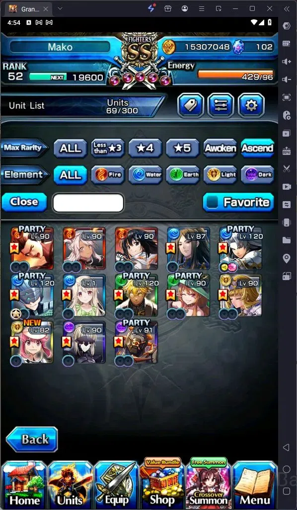 Grand Summoners Accounts Global | Rank 52|Ultimate Paladin Roy Lv120 TW, Ho image 8