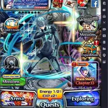 Grand Summoners End-Game Global | Rank 52|Ultimate Paladin Roy Lv120 TW, Ho image 1
