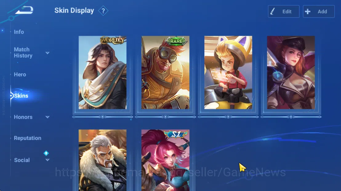 Honor of Kings Accounts Hero 16  Skin 6|Starter with Legend Skin Selection image 5