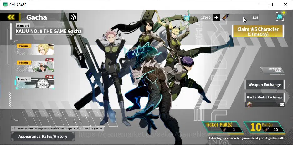 Kaiju No. 8 The Game Accounts [MOBILE] 6 SSR 3 Limit |Hikari Valkyrie, Mina Superb(Kikoru Evolv,Isao Iron,Gen 11