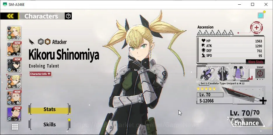 Kaiju No. 8 The Game Accounts [MOBILE] 6 SSR 3 Limit |Hikari Valkyrie, Mina Superb(Kikoru Evolv,Isao Iron,Gen 3