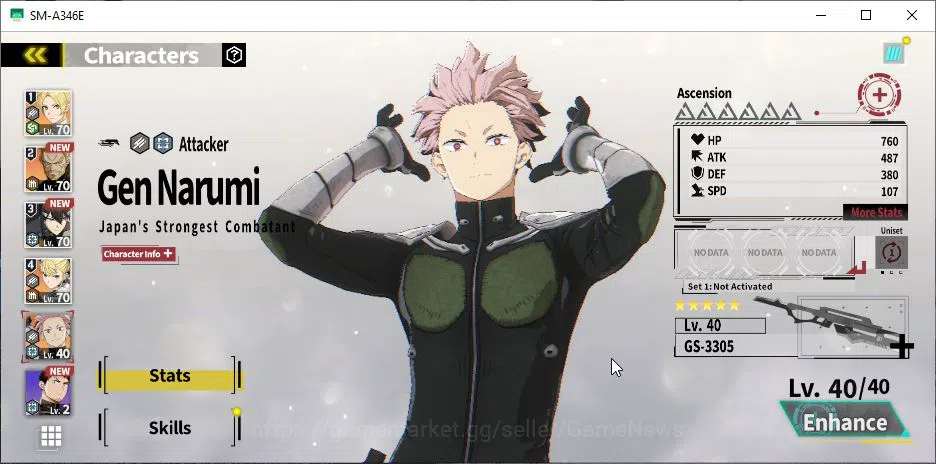 Kaiju No. 8 The Game Accounts [MOBILE] 6 SSR 3 Limit |Hikari Valkyrie, Mina Superb(Kikoru Evolv,Isao Iron,Gen 4