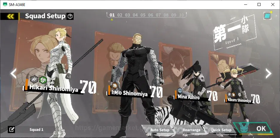 Kaiju No. 8 The Game Accounts [MOBILE] 6 SSR 3 Limit |Hikari Valkyrie, Mina Superb(Kikoru Evolv,Isao Iron,Gen 7