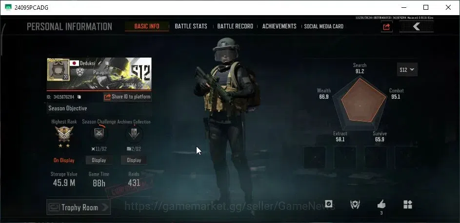 Arena Breakout Accounts MOBILE|Lv30|SV 45.9M|CV 24.7M|RS AKM,ET AK-74N,QS image 2