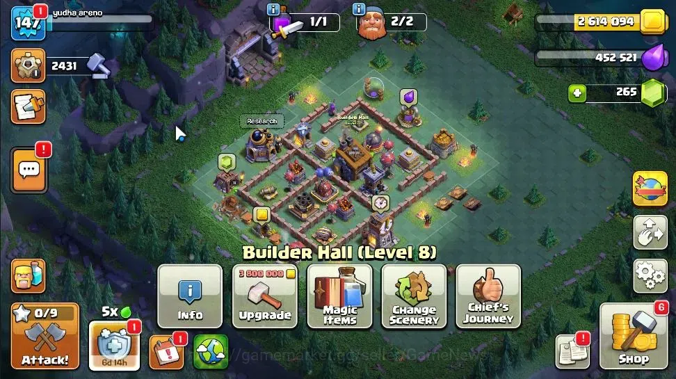 Clash of Clans Accounts LV 147|TH 14 - BH 8|Limited Skin|HH 8|BK 64,AQ 67, image 15