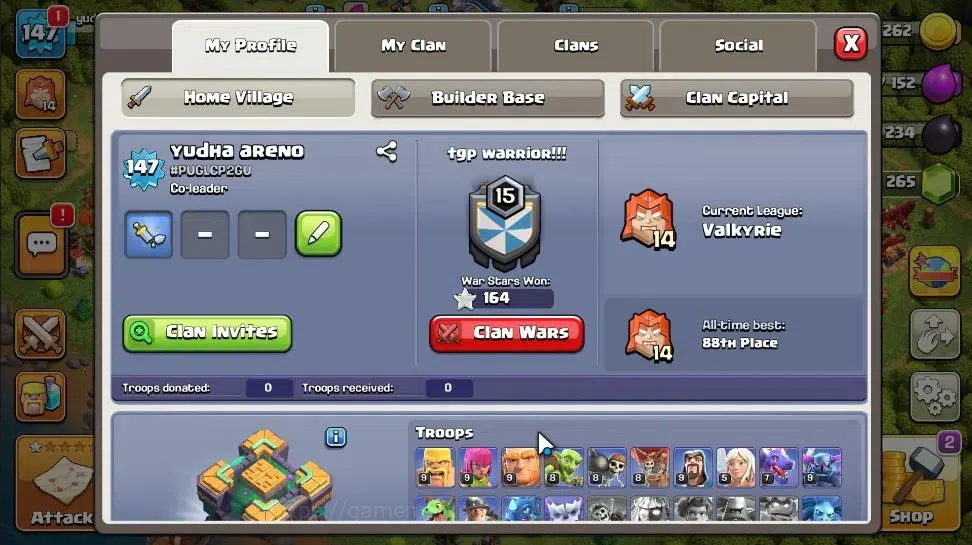 Clash of Clans Accounts LV 147|TH 14 - BH 8|Limited Skin|HH 8|BK 64,AQ 67, image 2