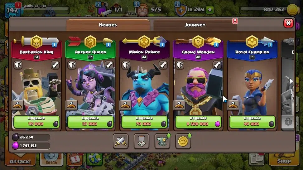 Clash of Clans Accounts LV 147|TH 14 - BH 8|Limited Skin|HH 8|BK 64,AQ 67, image 6