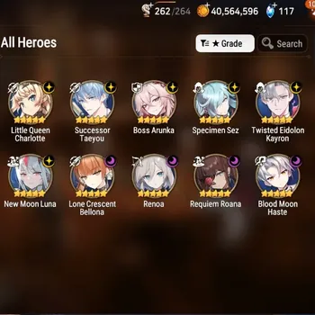 Epic Seven Accounts High-End Global Unverif|Mor 34|10 ML(BArunka,Lone Bellona,NM