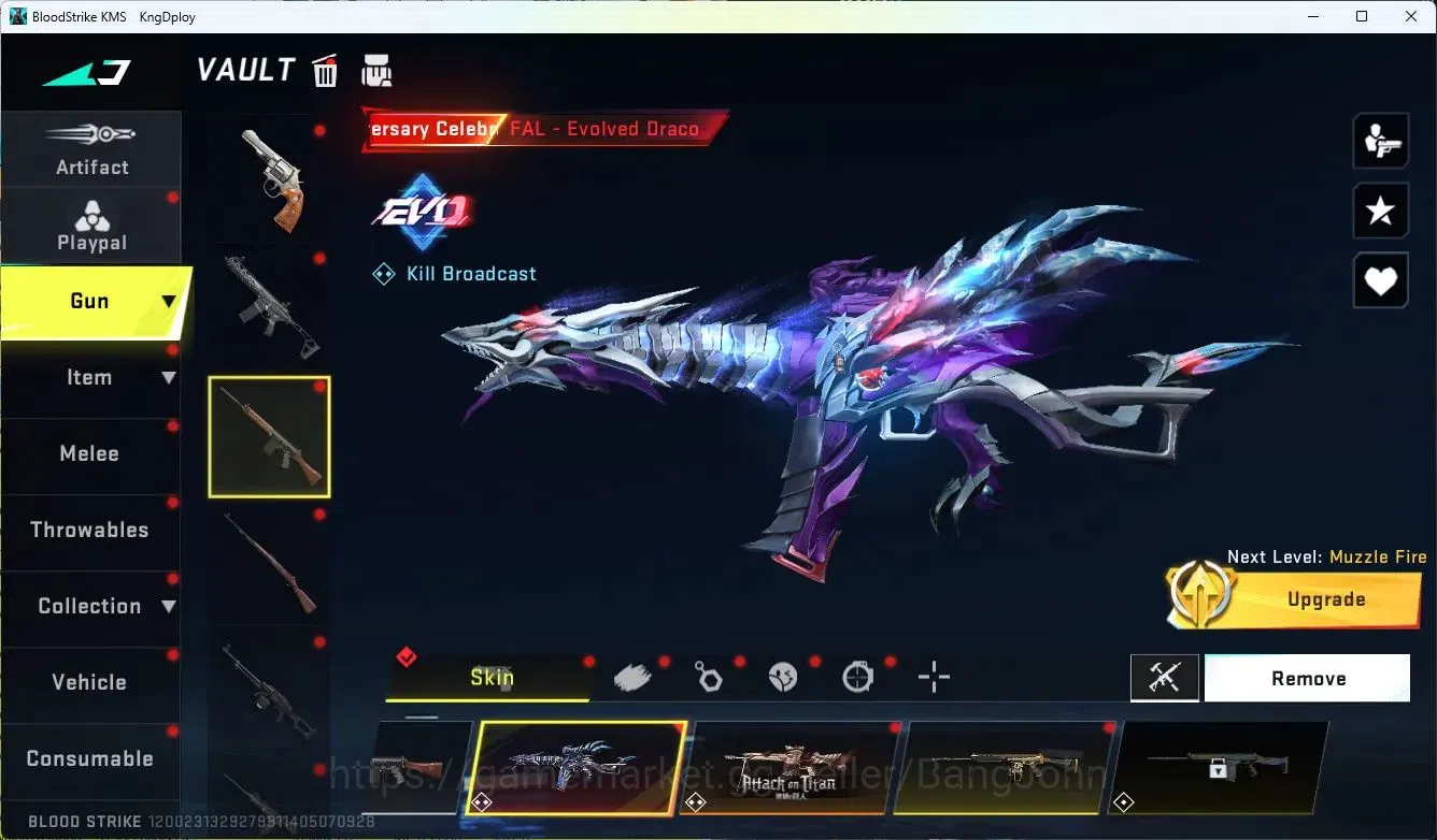 Blood Strike Accounts ASIA |EVOLVED=FAL|ULTRA=AR97,KAG-5ORIGIN-12|COLLAB image 11