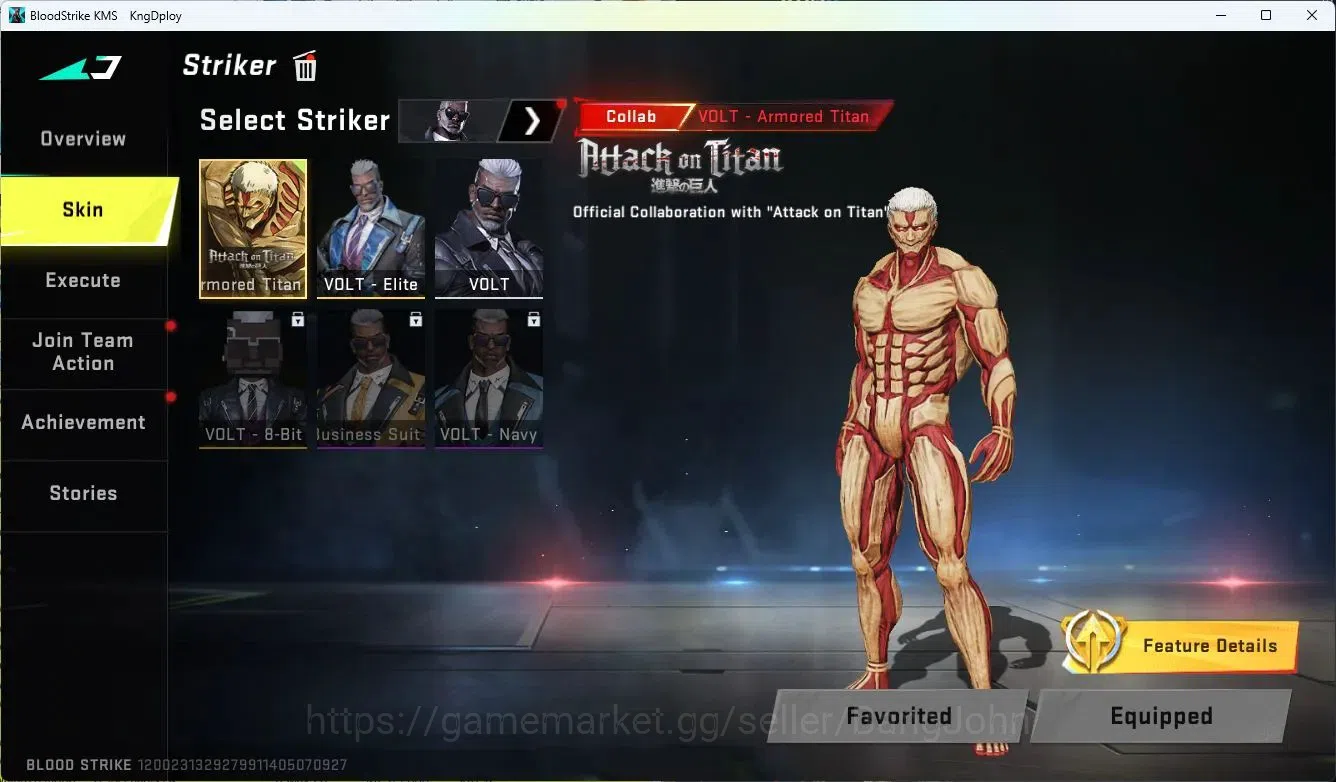 Blood Strike Accounts ASIA |EVOLVED=FAL|ULTRA=AR97,KAG-5ORIGIN-12|COLLAB image 3