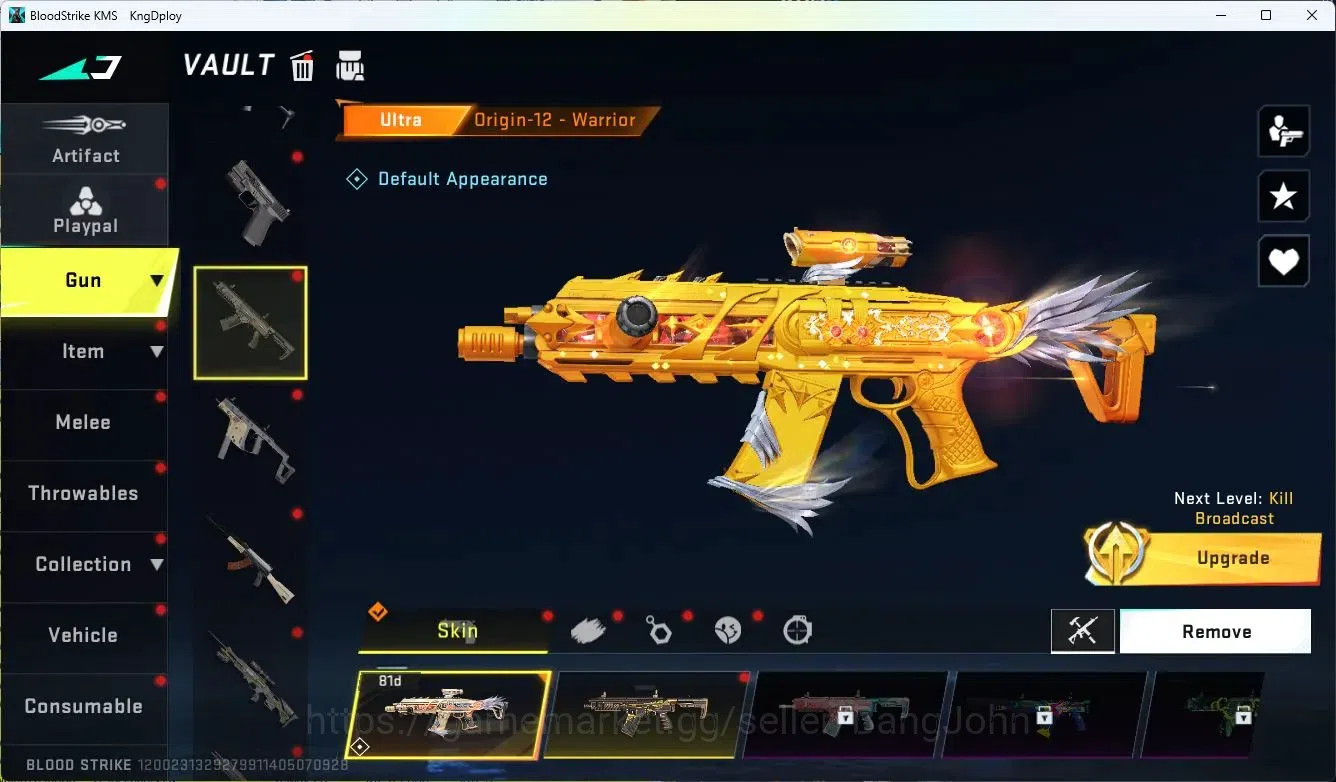 Blood Strike Accounts ASIA |EVOLVED=FAL|ULTRA=AR97,KAG-5ORIGIN-12|COLLAB image 8
