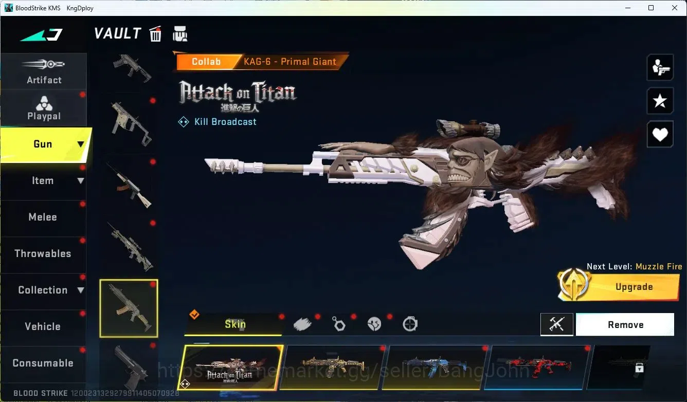 Blood Strike Accounts ASIA |EVOLVED=FAL|ULTRA=AR97,KAG-5ORIGIN-12|COLLAB image 9