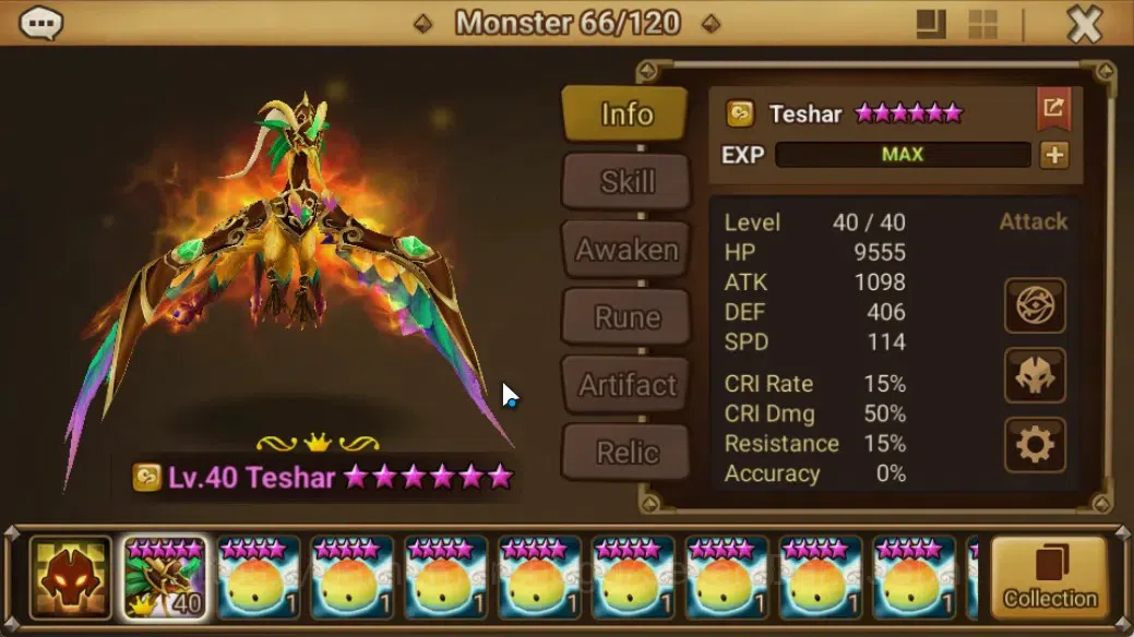 Summoners War: Sky Arena Accounts GLOBAL | NB 5 TESHAR,Starter Gacha 115 12Y+160 11Y image 4