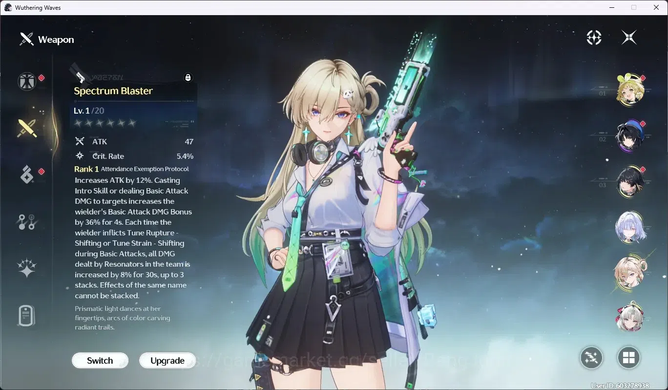 Wuthering Waves Accounts EU | UL 8 | Rank 1 | 3 Char Limited [Lynae+Sign,Mo image 4