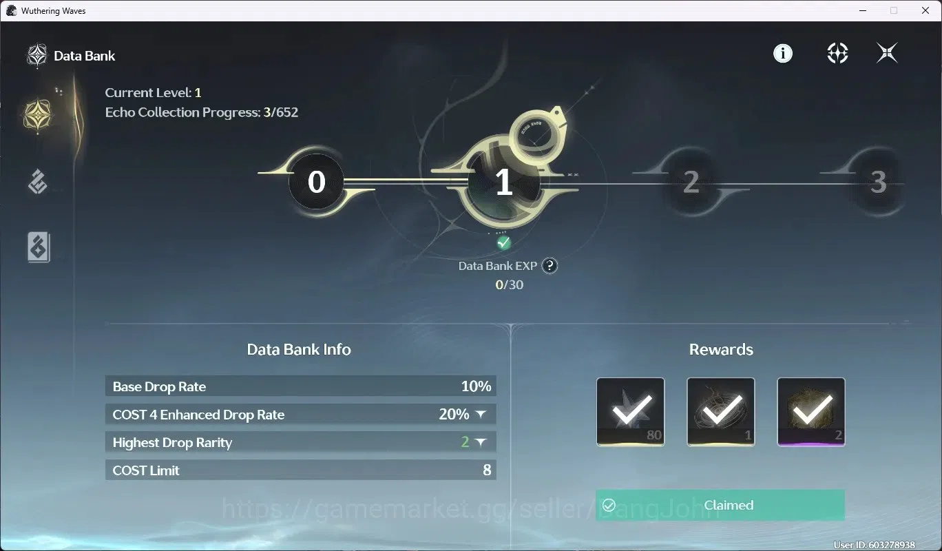 Wuthering Waves Accounts EU | UL 8 | Rank 1 | 3 Char Limited [Lynae+Sign,Mo image 7