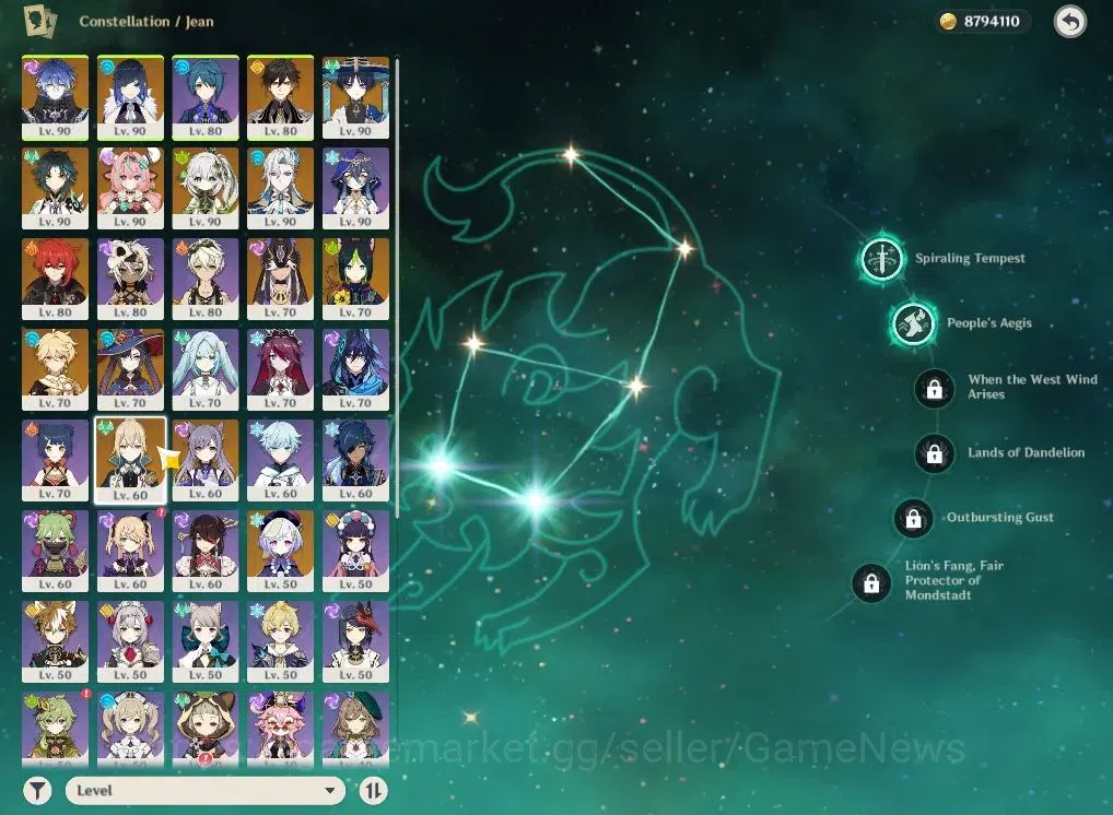 Genshin Impact Accounts ASIA|AR57|9Limited+7(*5Weapon)|Neuvillette,Varesa, image 5