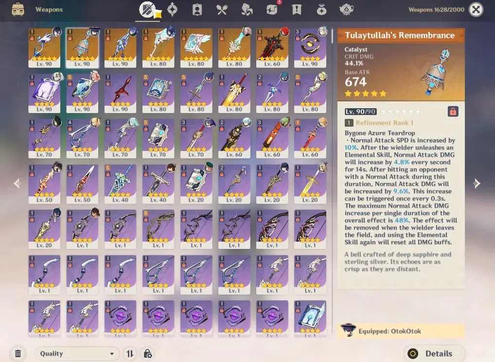 Genshin Impact Accounts ASIA|AR57|9Limited+7(*5Weapon)|Neuvillette,Varesa, image 7