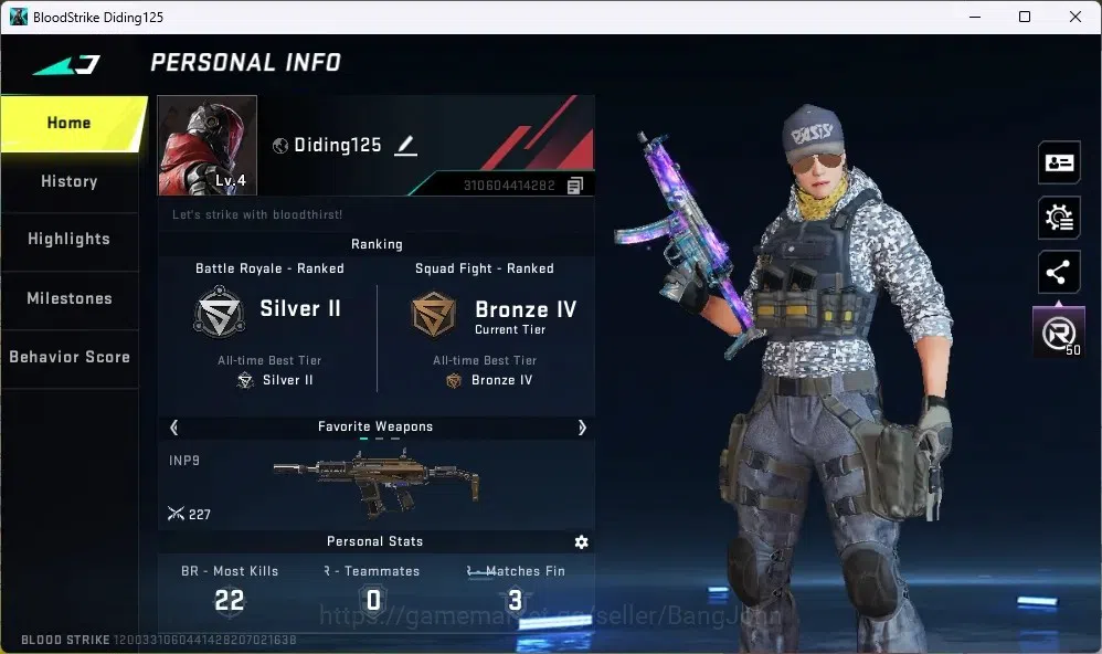 Blood Strike Accounts ASIA | 1 Legendary: MP5-Explorer | 2 Ultra Loot Cr image 1